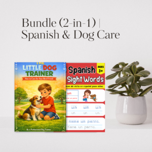 Ultimate Kids Learning Bundle (2-in-1) | Spanish & Dog Care Activity Pack