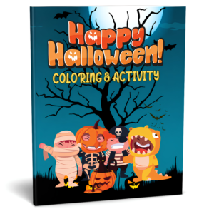 Happy Halloween Coloring & Activity Book for Kids – Printable PDF